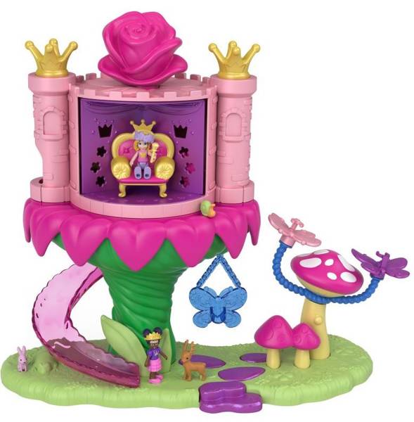 Mattel Polly Pocket Rainbow Funland Fairy Flight Ride GYK41 GYK43 Комплект Сказочный полет