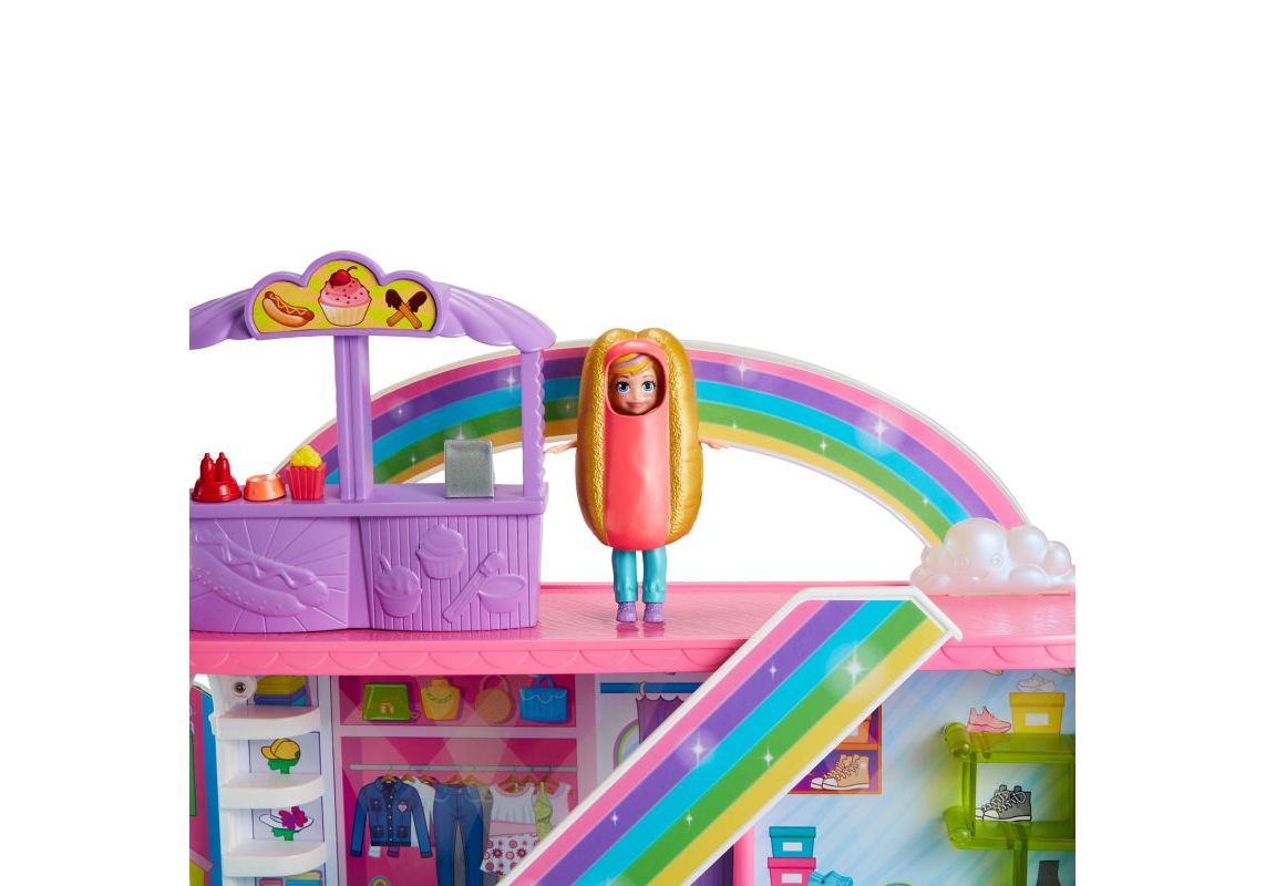 Mattel Polly Pocket Sweet Adventures Rainbow Mall HHX78 Игровой набор