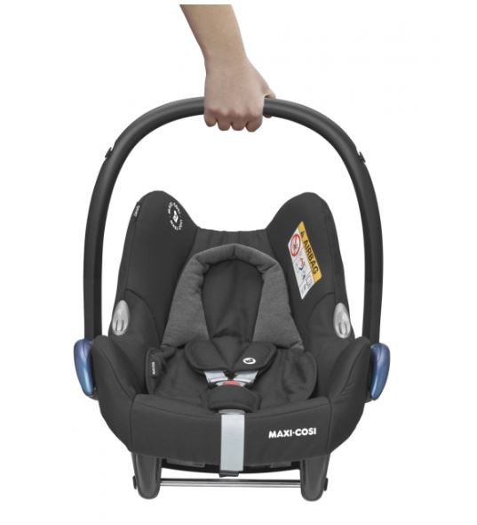 MAXI COSI CABRIOFIX Essential Black Bērnu autosēdeklis 0-13 kg + Familyfix bāze