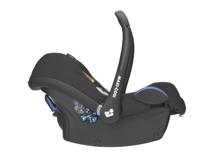 MAXI COSI CABRIOFIX Essential Black Bērnu autosēdeklis 0-13 kg + Familyfix bāze