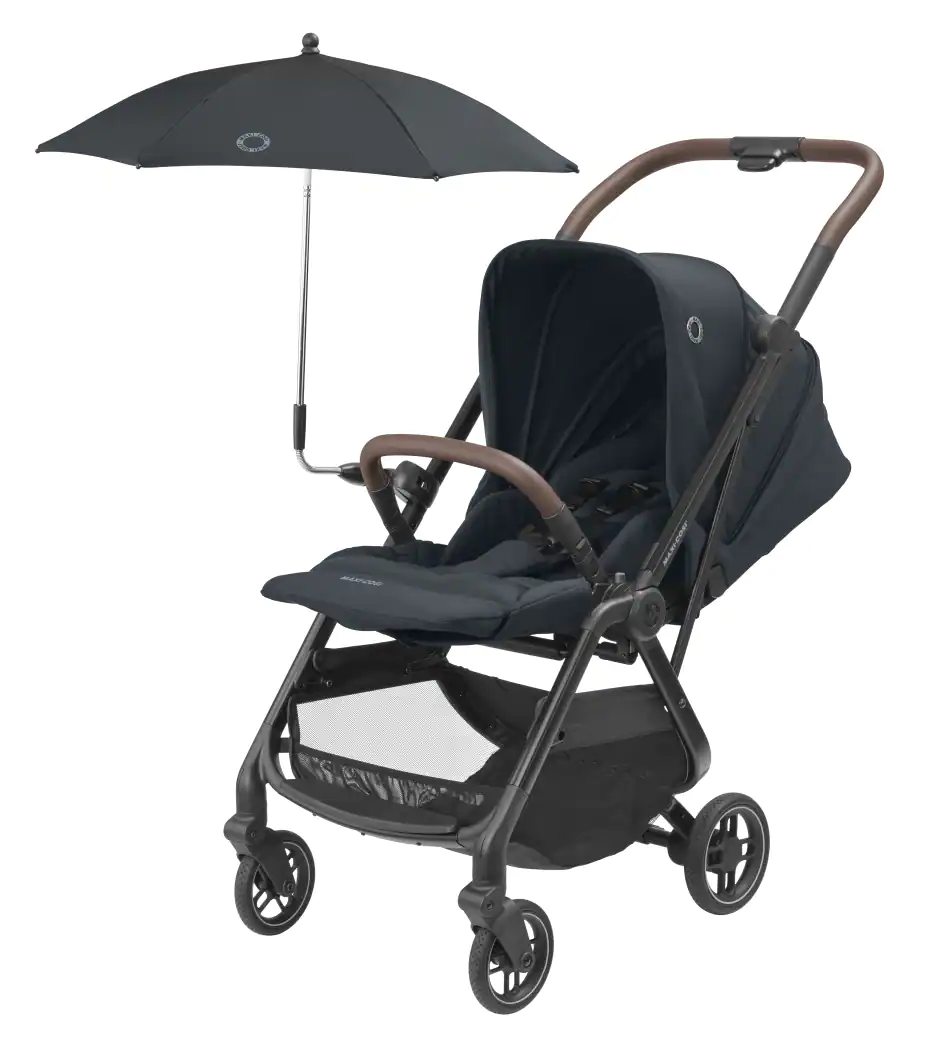 Maxi Cosi Leona Essential Black Pastaigu rati