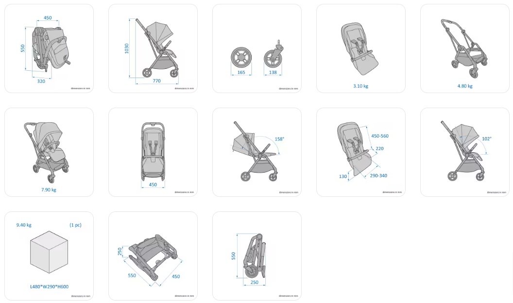 Maxi Cosi Leona Essential Green Pastaigu rati