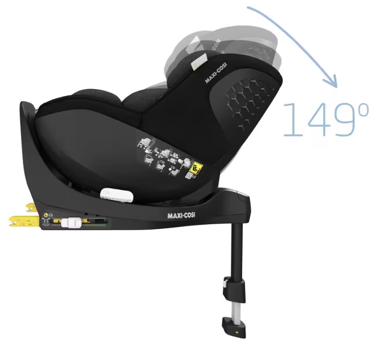 Maxi Cosi Mica Pro Eco i-Size 360 Authentic black Bērnu autosēdeklis 0-18 kg