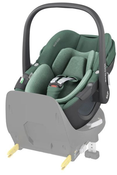 Maxi Cosi Pebble Essential green Bērnu autosēdeklis 0-13 kg + Familyfix 360 bāze