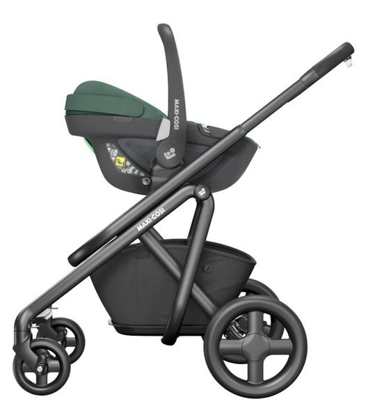 Maxi Cosi Pebble Essential green Bērnu autosēdeklis 0-13 kg + Familyfix 360 bāze