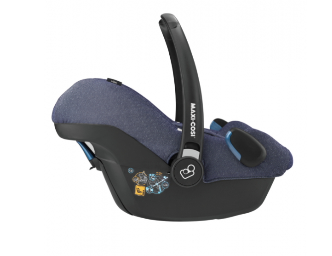 Maxi Cosi Rock Sparkling Blue Детское автокресло 0-13 кг + Familyfix2 база