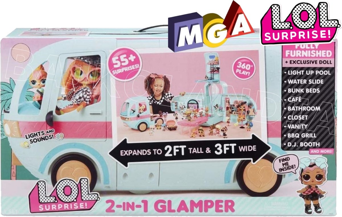 MGA LOL Surprise CAMPER 2IN1 GLAMPER EXCLUSIVE