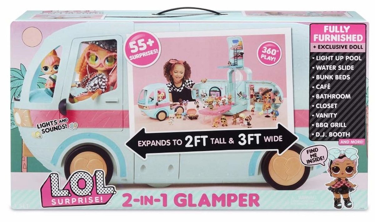 MGA LOL Surprise CAMPER 2IN1 GLAMPER EXCLUSIVE