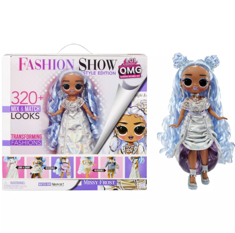 MGA LOL SURPRISE O.M.G. Fashion Show Style Edition Missy Frost Doll with 320+ looks