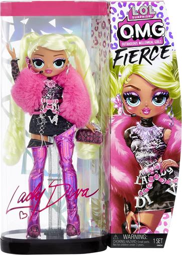 MGA LOL SURPRISE O.M.G. Fierce 707 Lady Diva Doll with 20 surprises