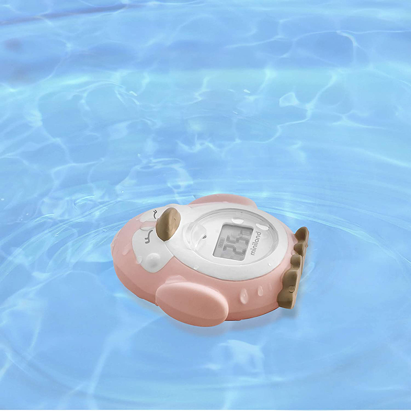 Miniland ThermoKit Plus Rose Digitālo Termometru komplekts: Ķermeņa + Knupis + Ūdenim