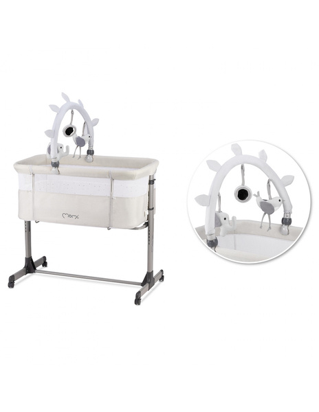 MoMi Revo 2in1 Light grey Детская Кроватка-колыбель