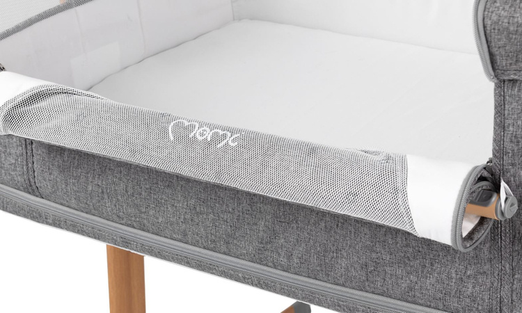 MoMi Smart Bed 4in1 Grey Ceļojumu gulta-manēža