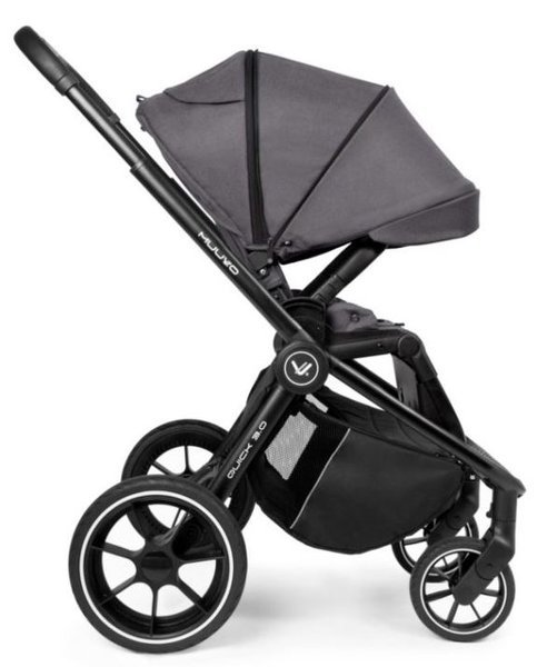 Muuvo Quick 3.0 Jet Black Pastaigu rati