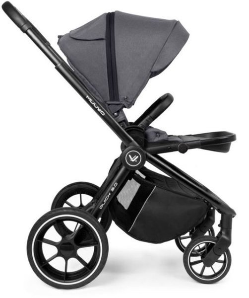 Muuvo Quick 3.0 Jet Black Pastaigu rati