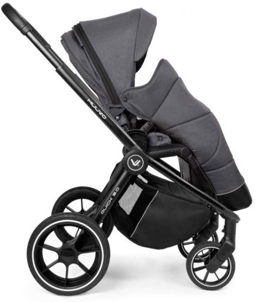 Muuvo Quick 3.0 Jet Black Pastaigu rati