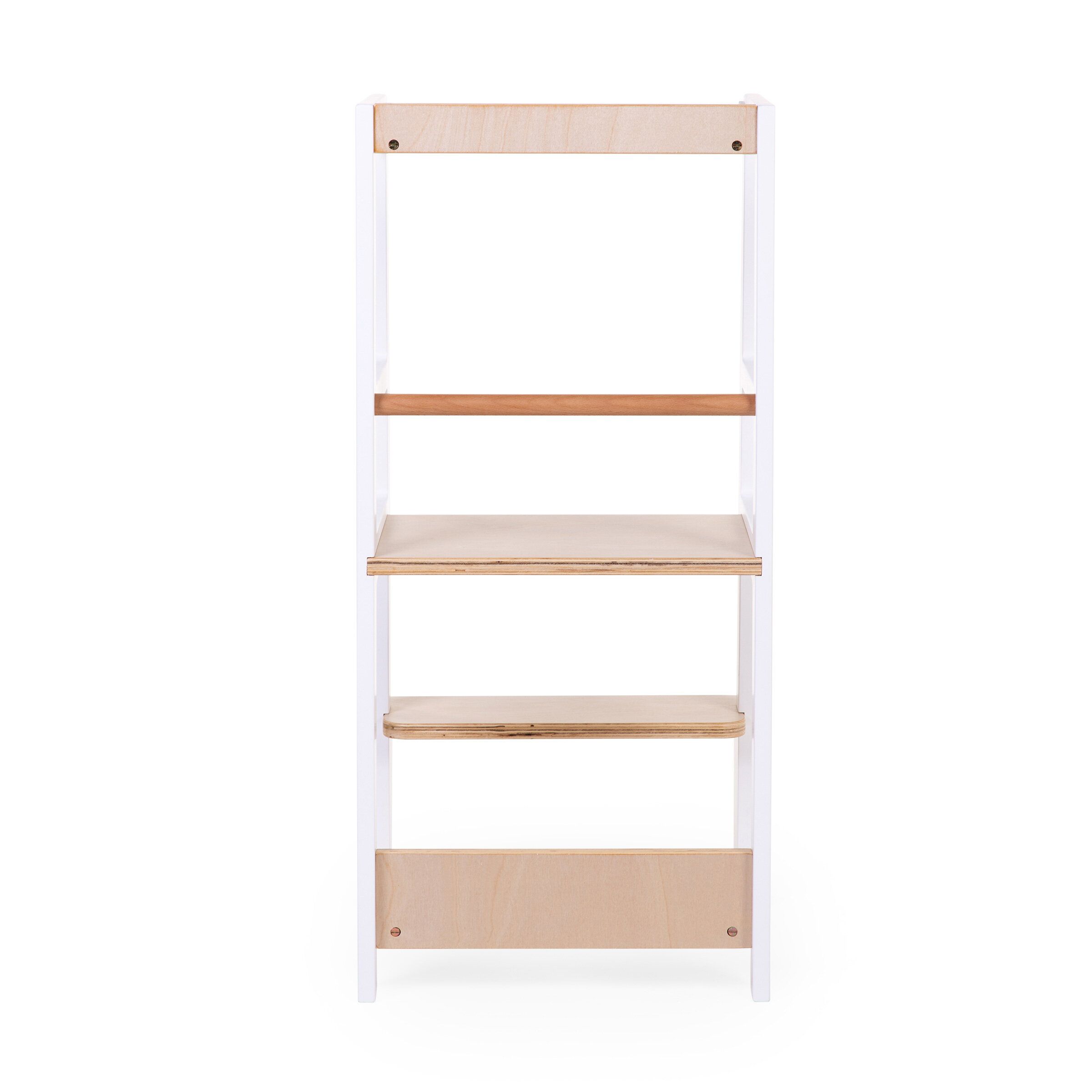 Подставка - Ступенька Childhome Learning Tower White Natural