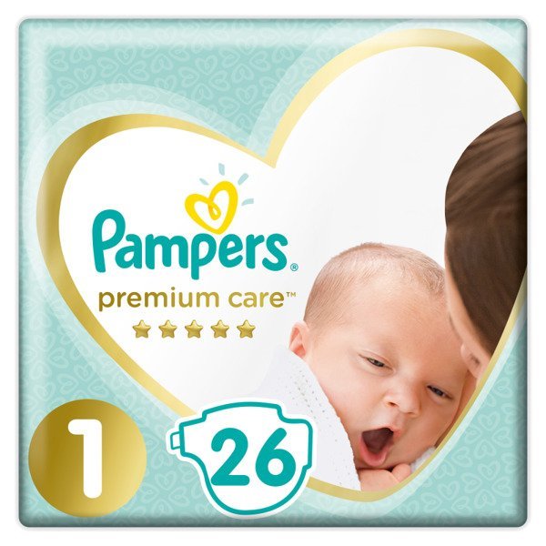 Pampers Premium 1 izm 26 gab