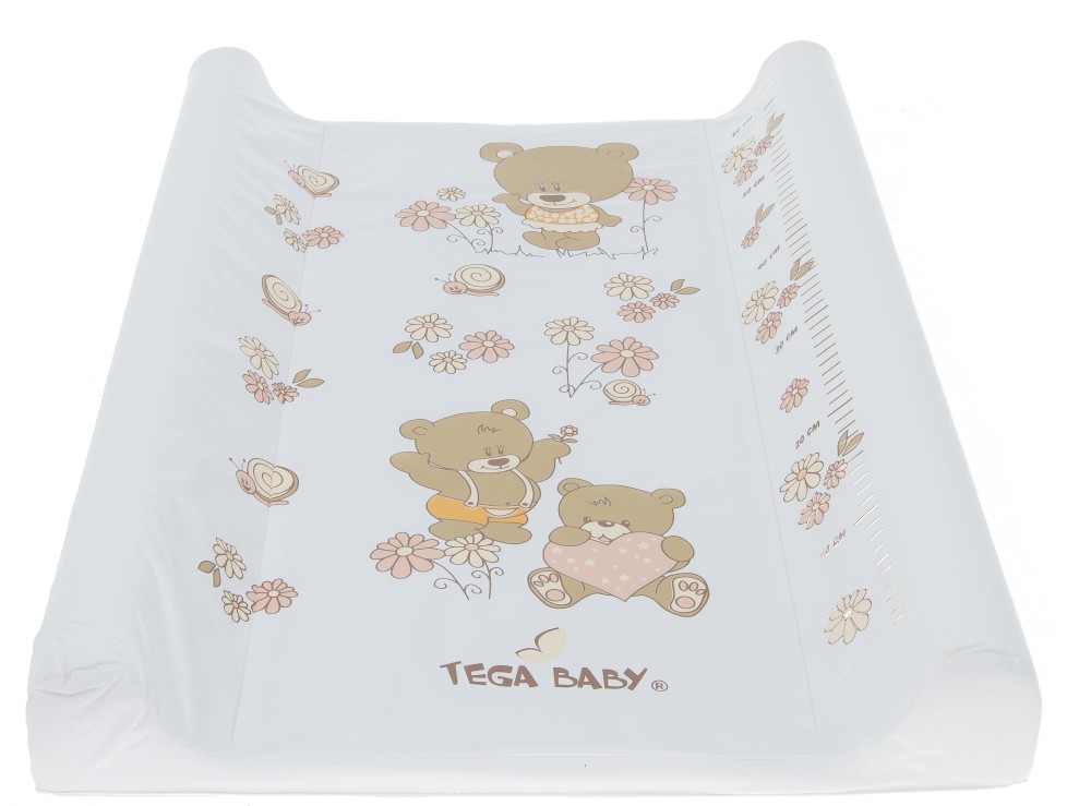 Пеленальная поверхность 50x70 см Tega Baby BEAR beige MS-009-119