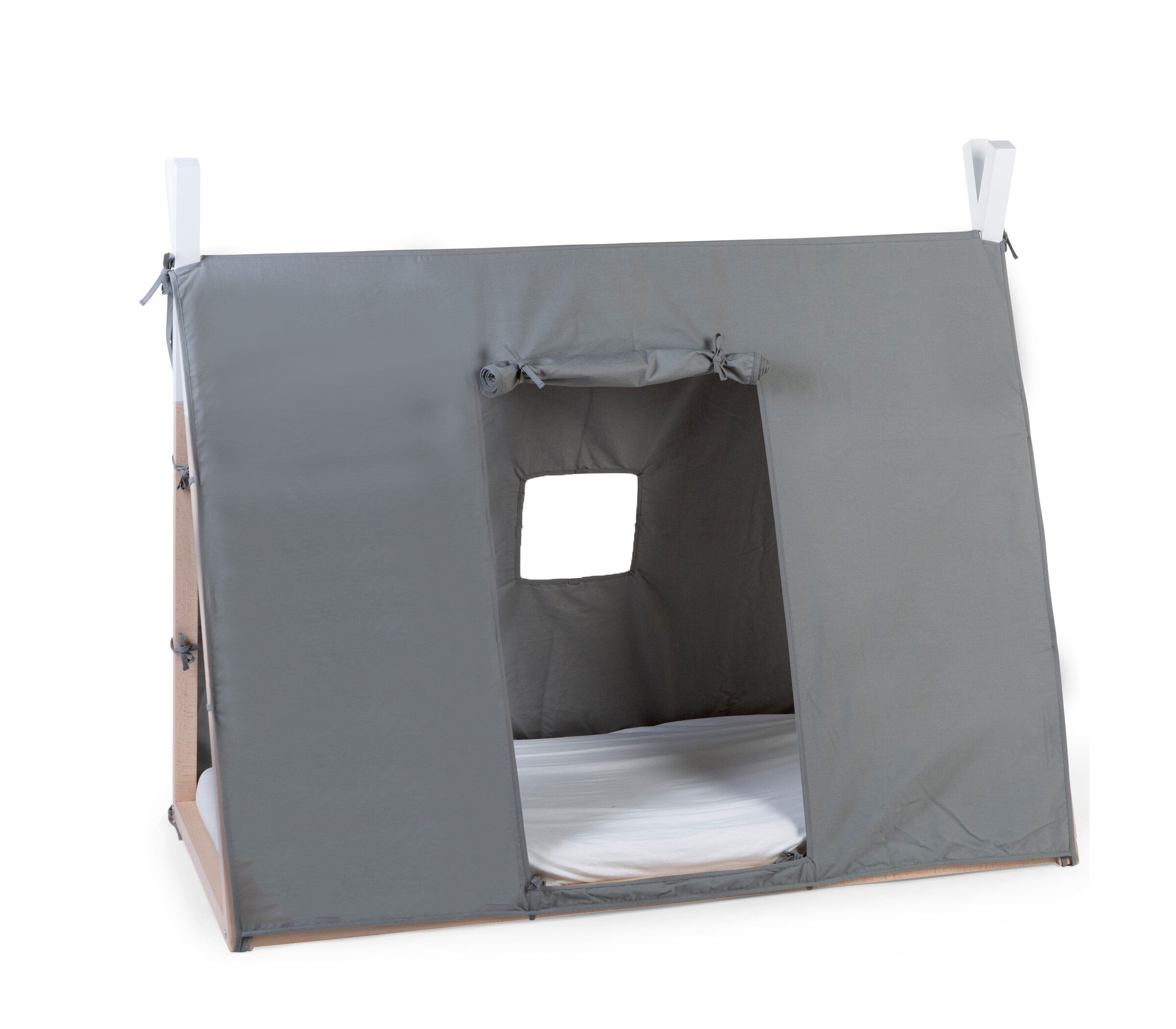 Pārvalks Telts gultai 70x140 Childhome TIPI COT Grey