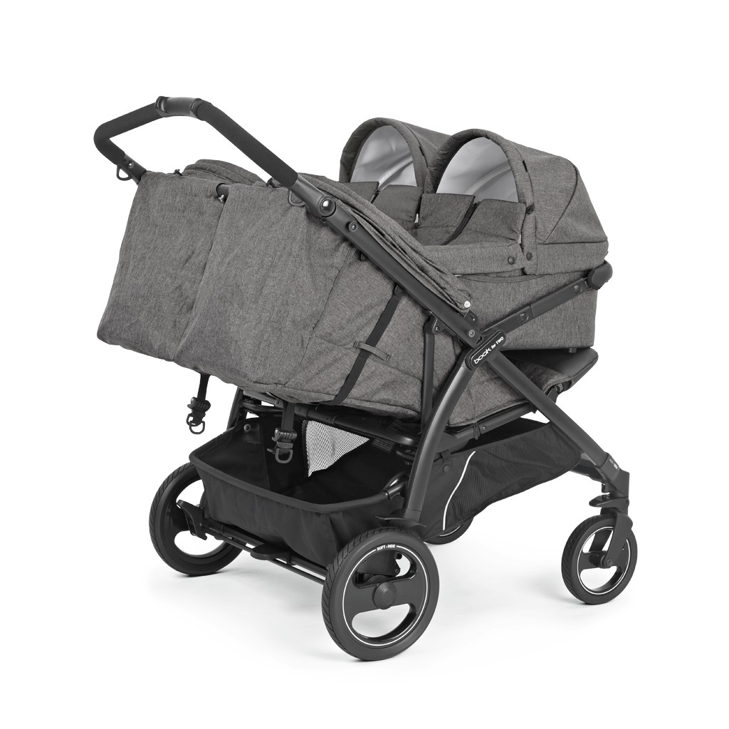 Прогулочная коляска для двойни PEG-PEREGO Book For Two Quarz IP05280000GL53