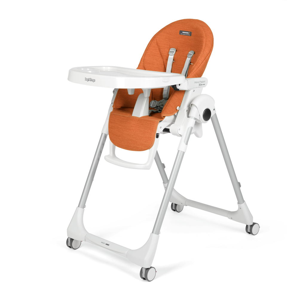 Peg Perego Prima Pappa Follow Me Wonder Orange IH01000000WD48 Стульчик для кормления 2в1