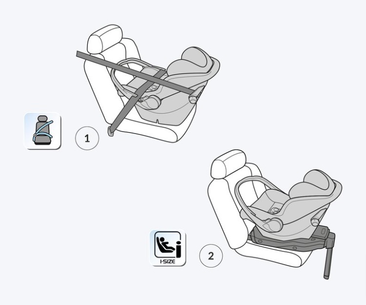 Peg Perego Primo Viaggio SLK 500 IMSK000000GS53SQ53 Bērnu autosēdeklis 0-13 kg