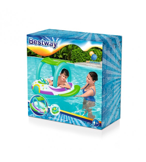 Надувная лодка с крышей 107x112 cm BestWay 34149