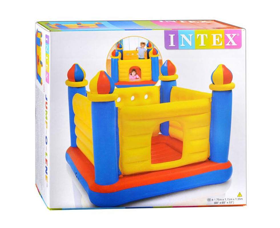 Надувной батут Игровой центр Замок INTEX Jump-O-Lene Castle Bouncer 48259