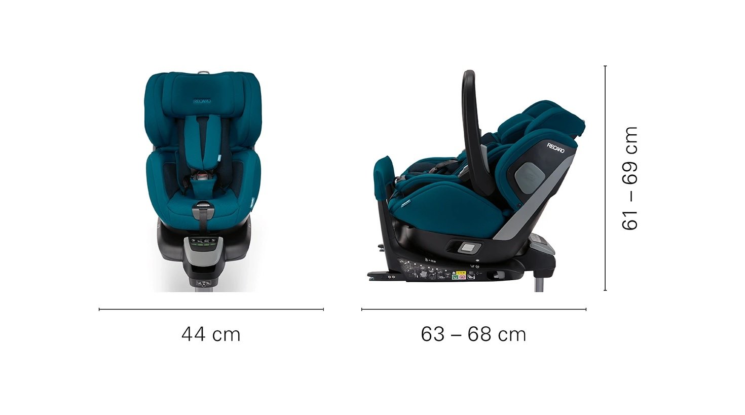 Recaro Salia 360 Prime Frozen Blue Bērnu autosēdeklis 0-18 kg