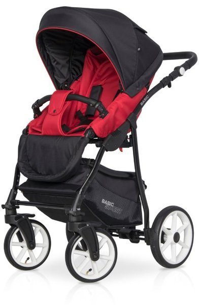 Riko Basic Sport Sport Red Детская коляска 2 в 1