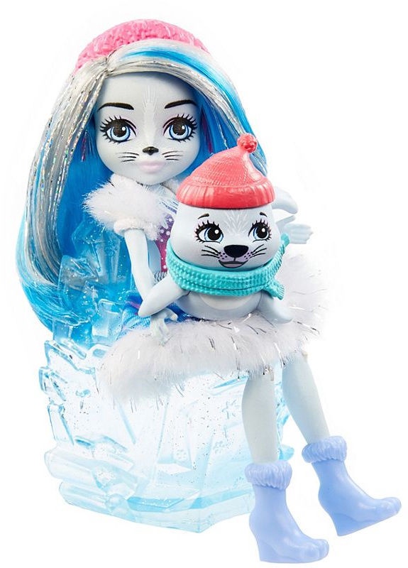 Royal Enchantimals Ice Fishing Playset с животными GJX48