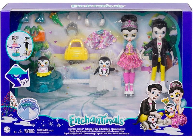 Royal Enchantimals Penguin Ice Skater Set GJX49