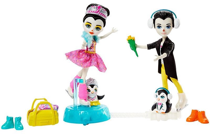 Royal Enchantimals Penguin Ice Skater Set GJX49