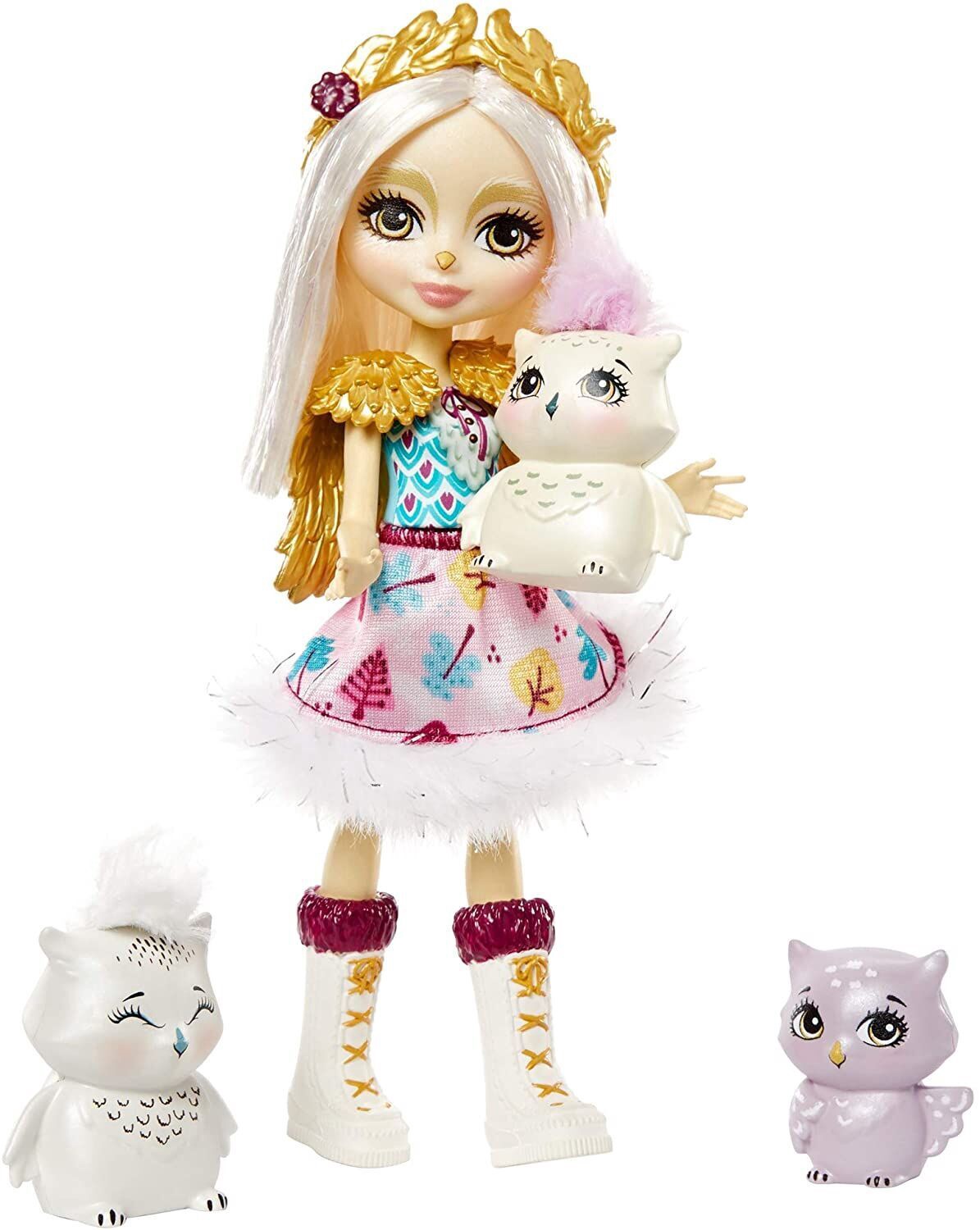 Royal Enchantimals Snow Owl Family кукла с животными GJX46