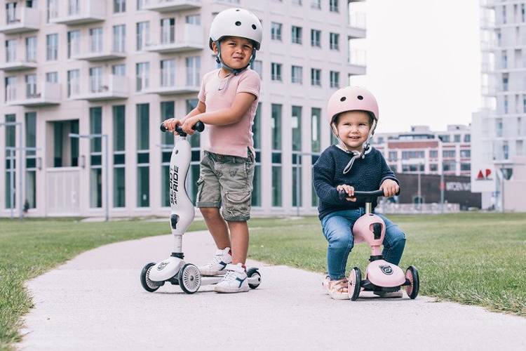 Scoot & Ride Ash regulējama ķivere bērniem (45-51)