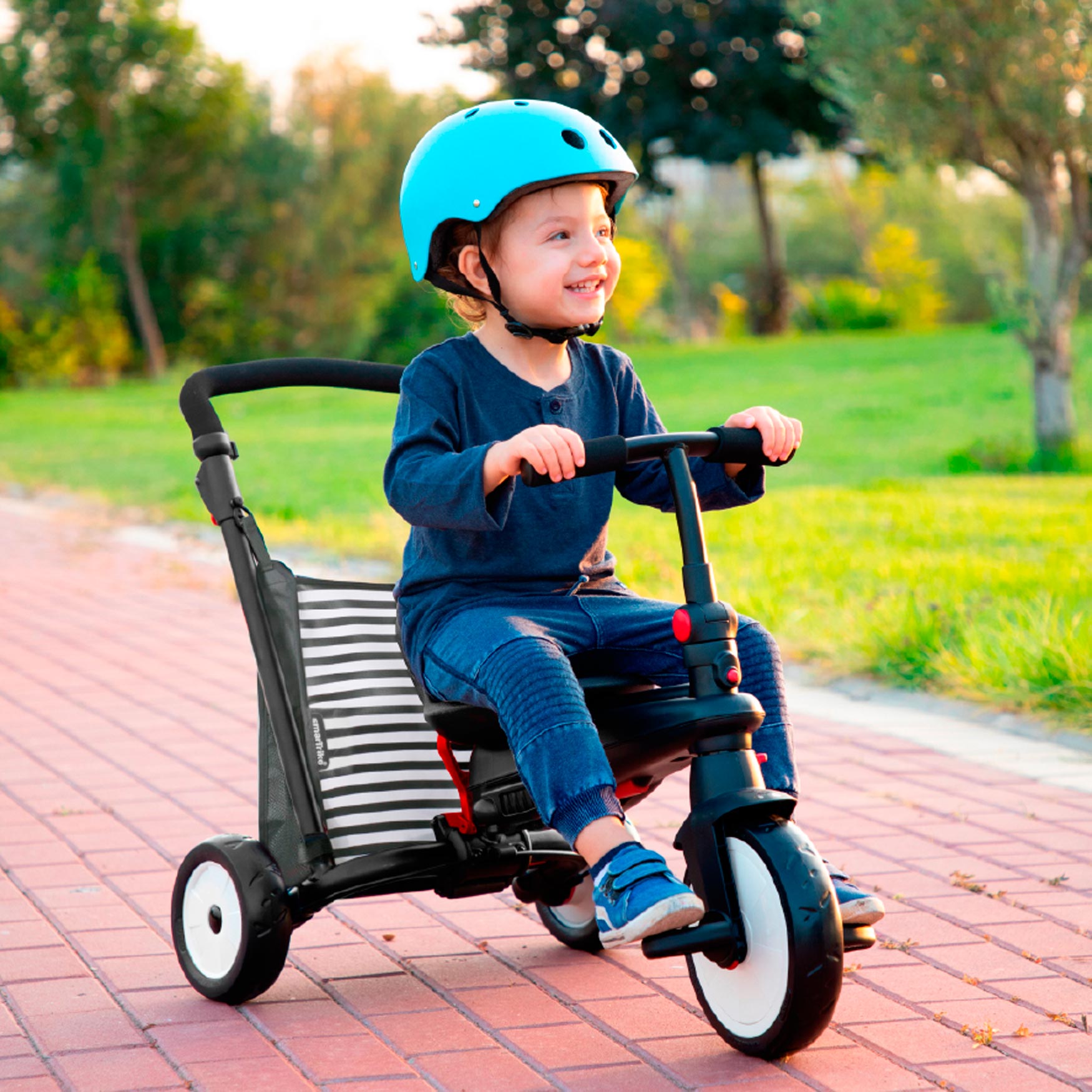 Smartrike Folding Trike 7in1 STR 5 Blue Bērnu trīsritenis