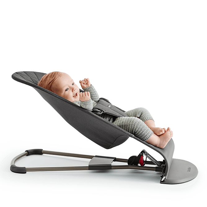 Шезлонг BabyBjorn Bouncer Bliss Mesh anthracite 006013