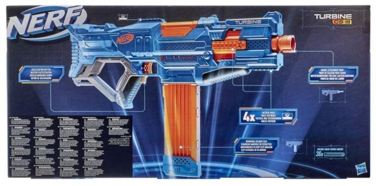 Automātisks blasteris NERF ELITE 2.0 TURBINE CS-18 E9481