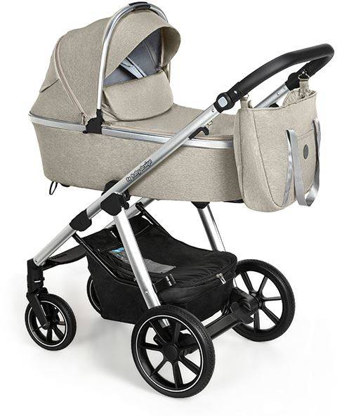 Baby Design Bueno 209 Beige/grey Bērnu rati 2in1