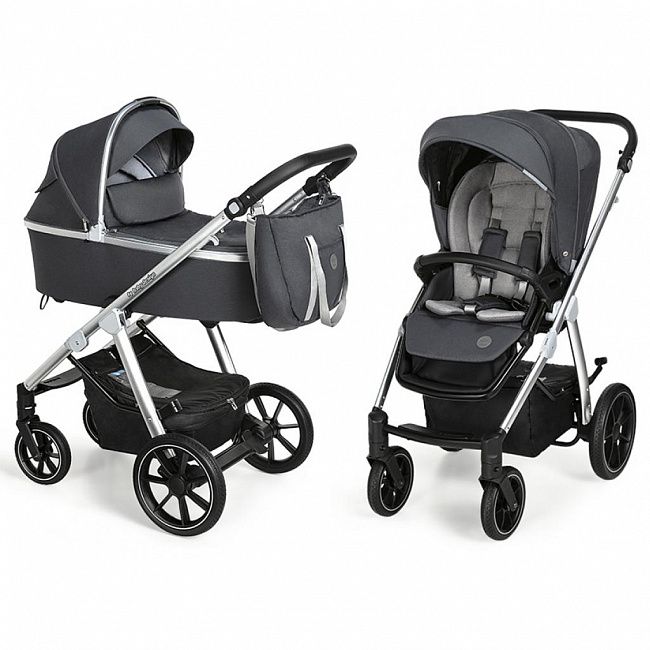 Baby Design Bueno 217 Graphite Bērnu rati 2in1