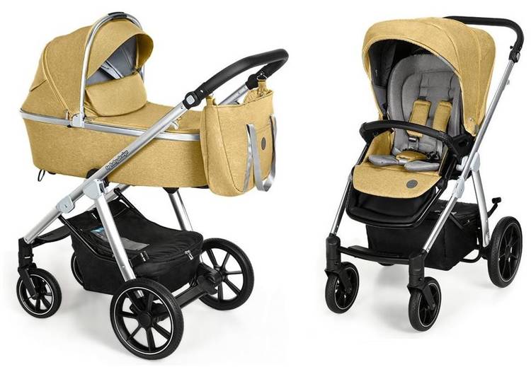 Baby Design Bueno Yellow 01 Bērnu rati 2in1