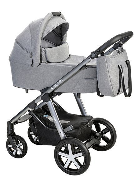 Baby Design Husky 107 Silver Grey Bērnu rati 2in1