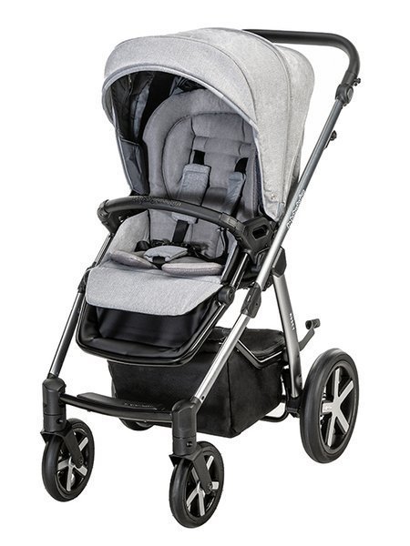 Baby Design Husky 107 Silver Grey Bērnu rati 2in1