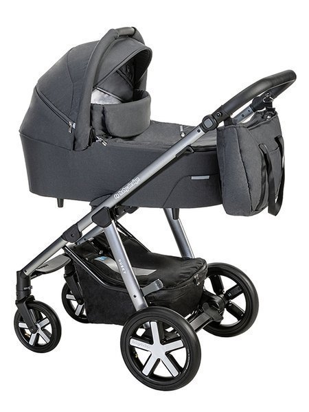 Baby Design Husky 117 Graphite Bērnu rati 2in1