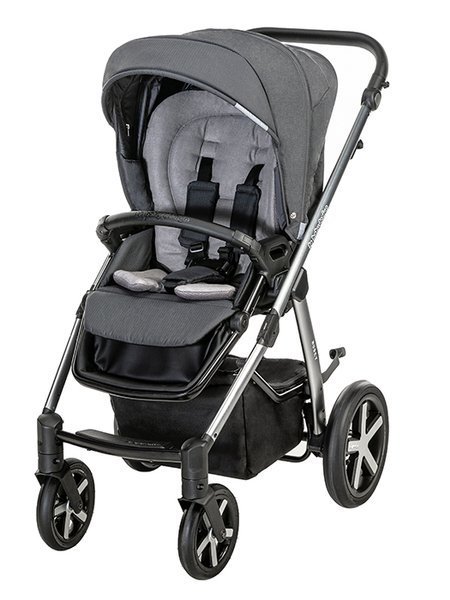 Baby Design Husky 117 Graphite Bērnu rati 2in1