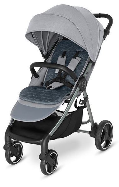 Baby Design Wave 2021 07 Grey Sporta ratiņi