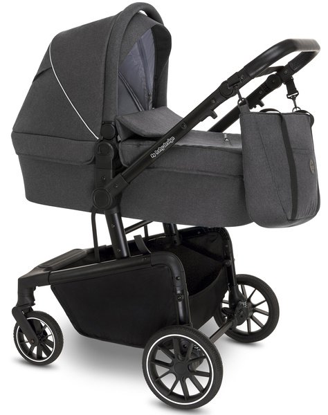 Baby Design Zoy Bērnu ratiņi 2in1 Graphite