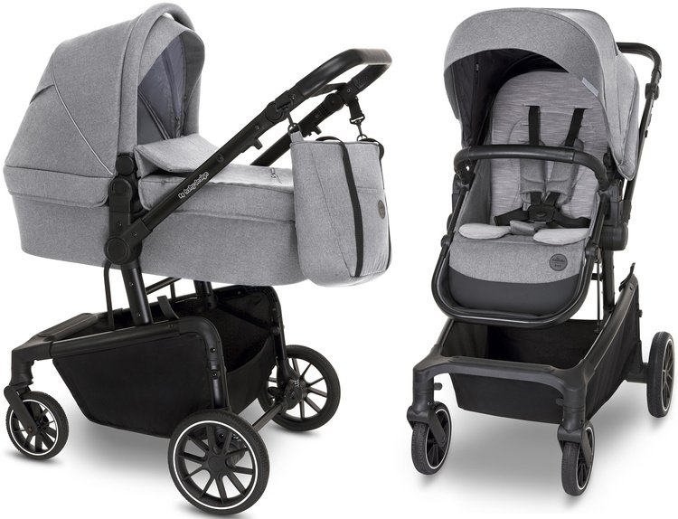 Baby Design Zoy Bērnu ratiņi 2in1 Grey