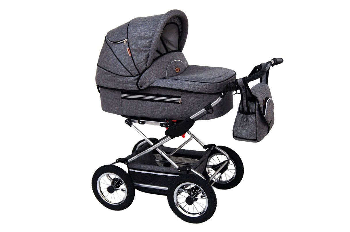 Baby Fashion Fanari 124 Grey Детская коляска 2 в 1